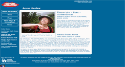 Desktop Screenshot of annehanley.alaskawriters.com