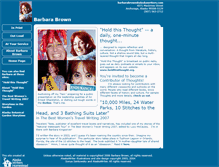 Tablet Screenshot of barbarabrown.alaskawriters.com