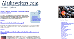Desktop Screenshot of akworkshop.alaskawriters.com